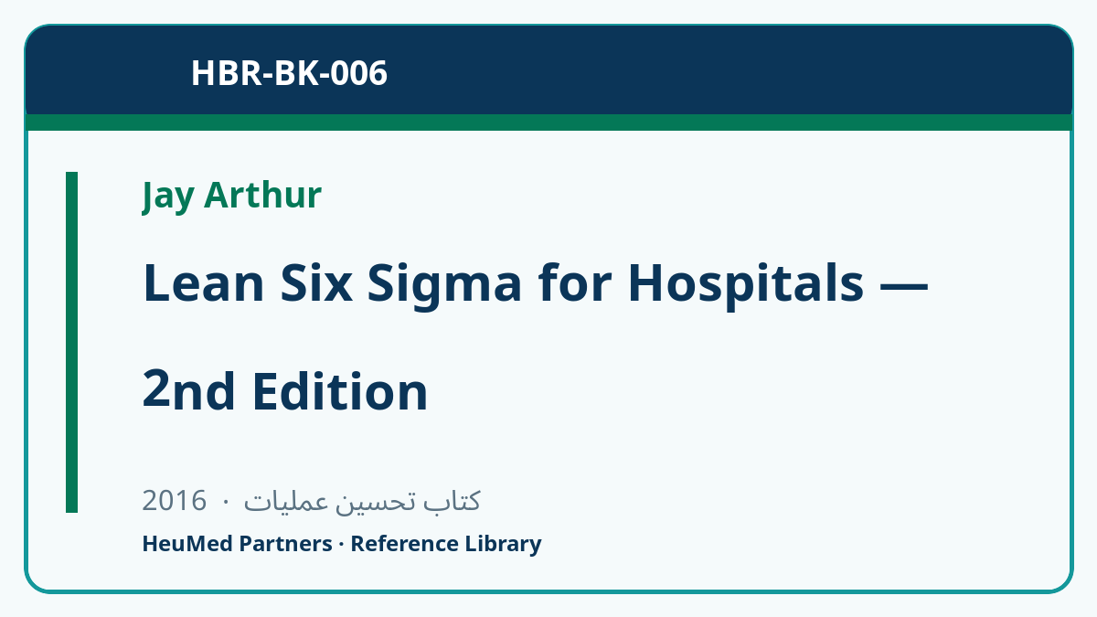 Lean Six Sigma for Hospitals — 2nd Edition
